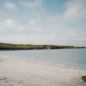 Aerial view, Inis mor, Aran Island, Co Galway_master